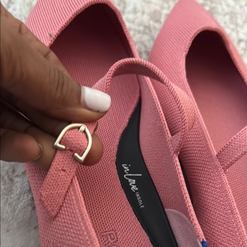 NEW ROTHY’S The Point Mary Jane II in Tulip Pink size 9.5 - Picture 11 of 12